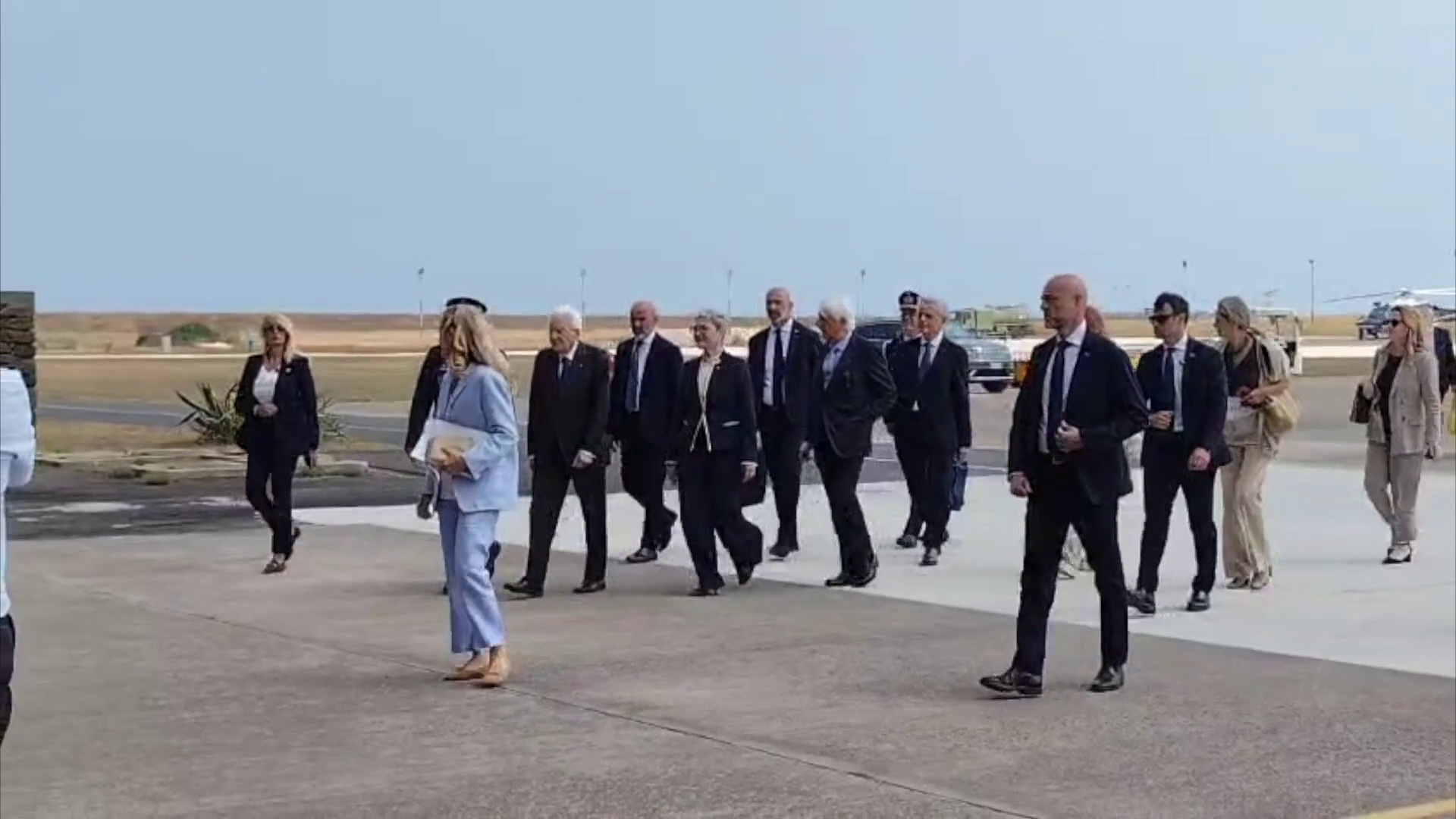 L'arrivo di Mattarella a Pantelleria per il decennale del Parco Nazionale