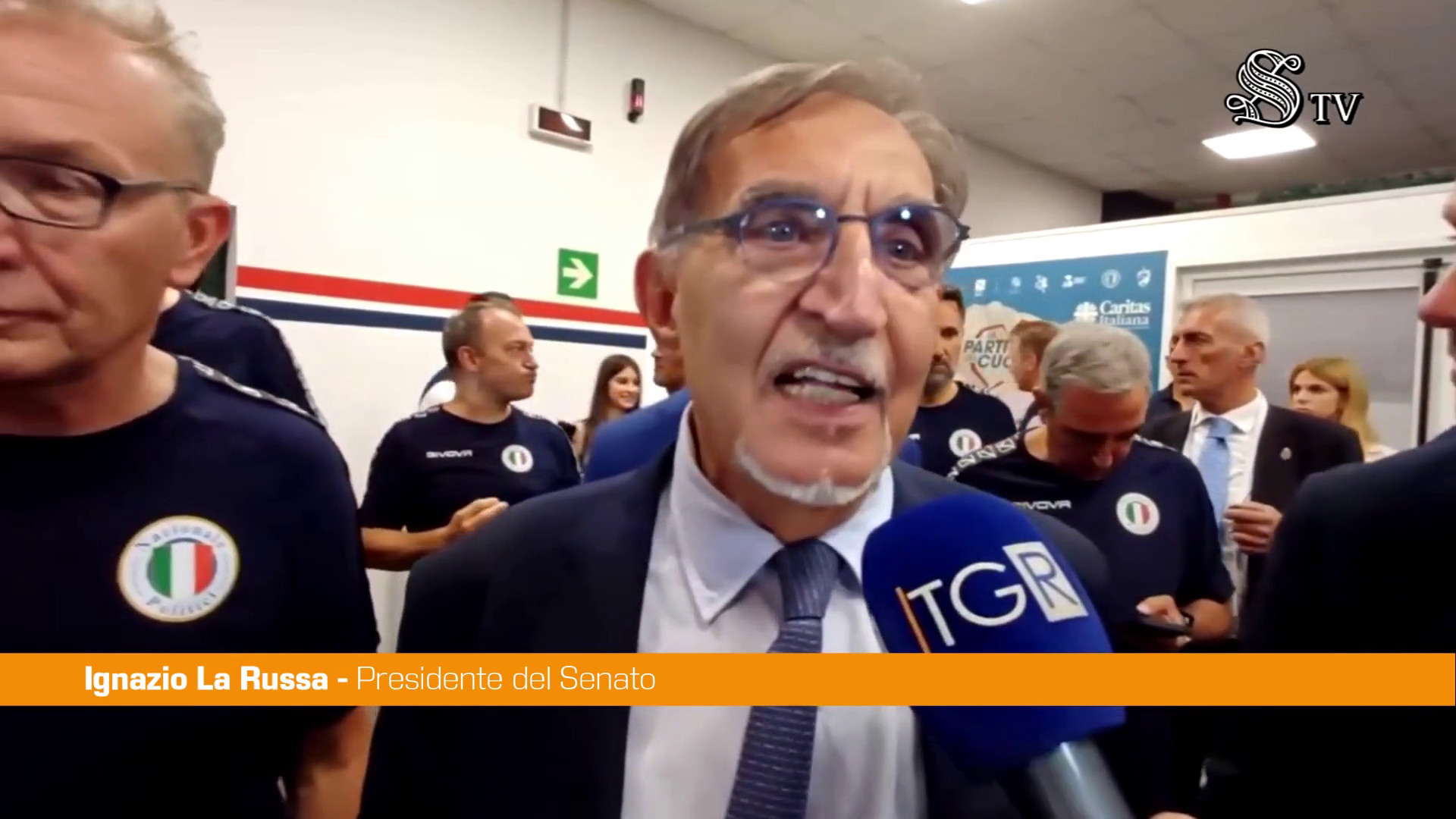 La Russa alla Partita del Cuore 