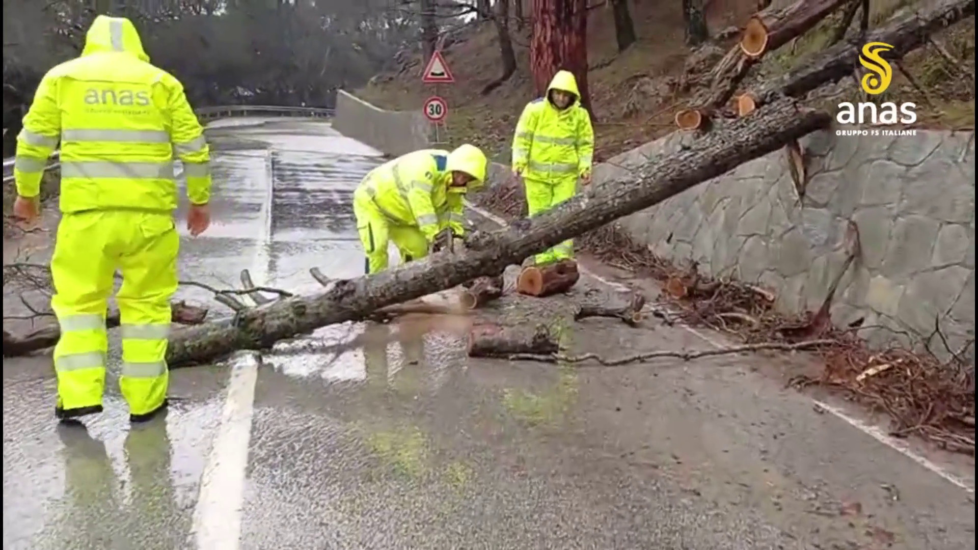 Maltempo, in Sicilia uomini e mezzi Anas al lavoro per fronteggiare emergenza