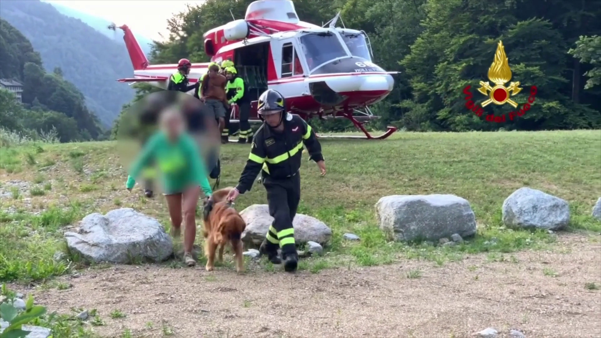 Recuperata in elicottero famiglia dispersa in escursione nel biellese