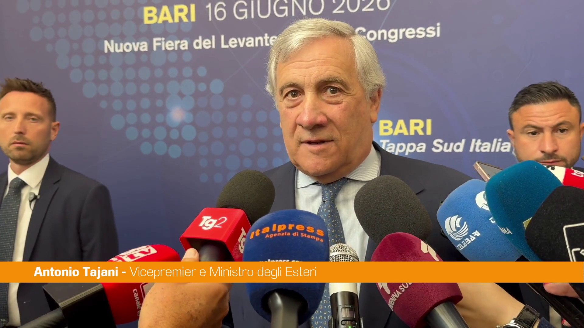 Export, Tajani 