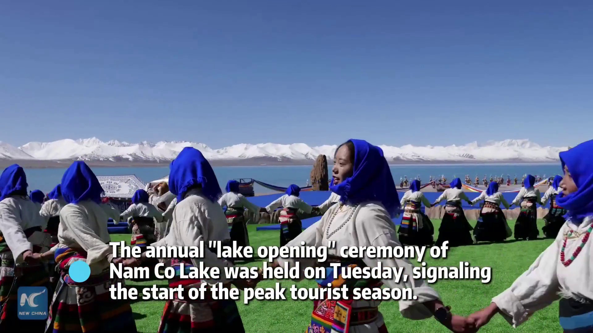 Cina, il “Lago celeste” dello Xizang pronto all’alta stagione turistica