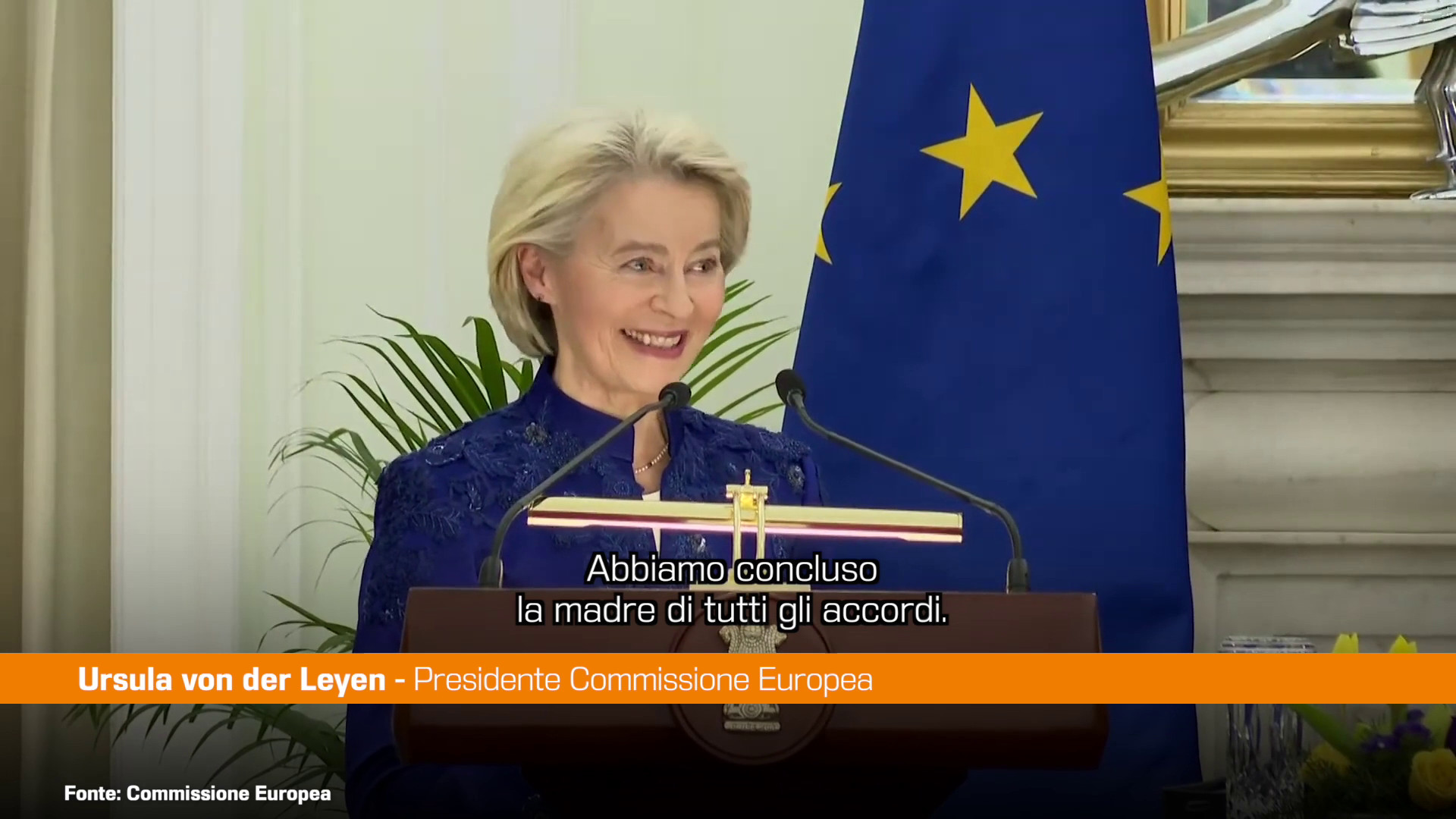 Ue-India, von der Leyen 