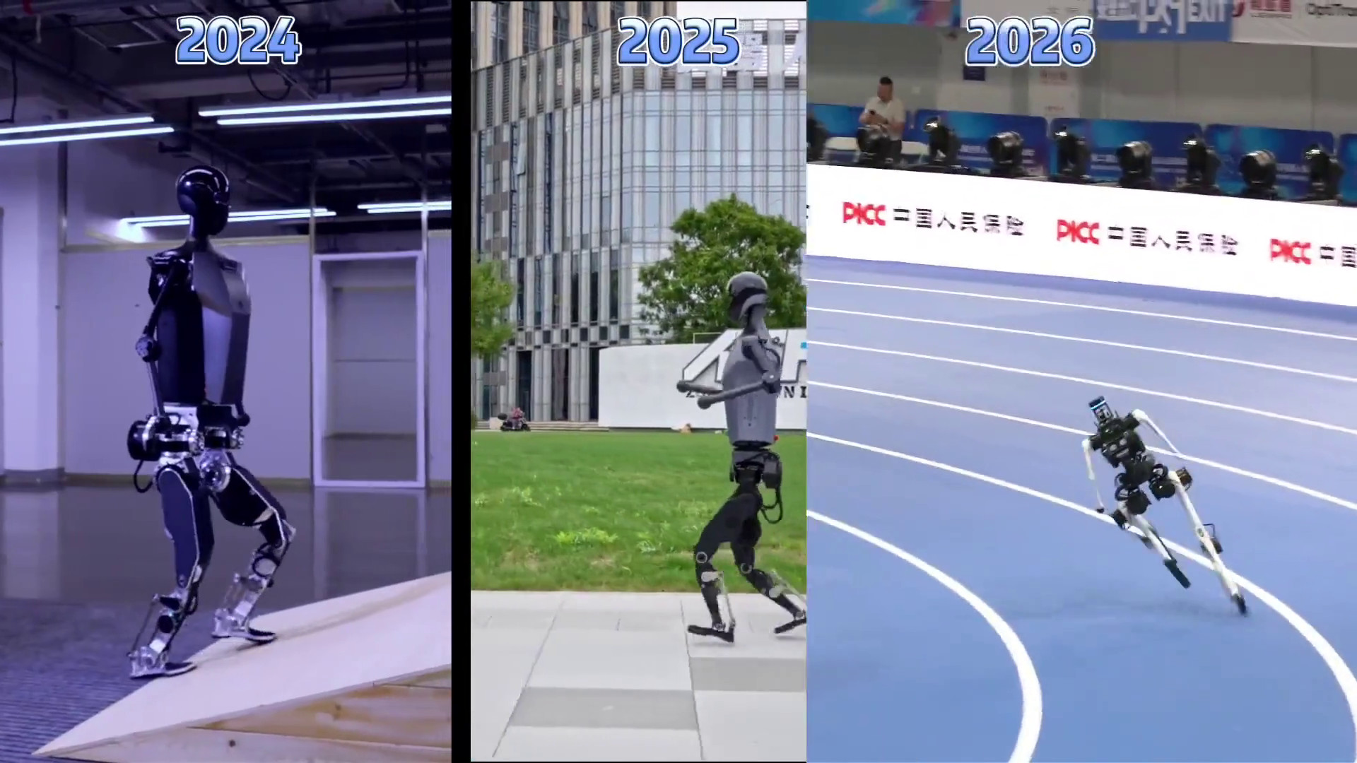 Cina, in meno di 3 anni i robot umanoidi sono passati dai primi passi ai record