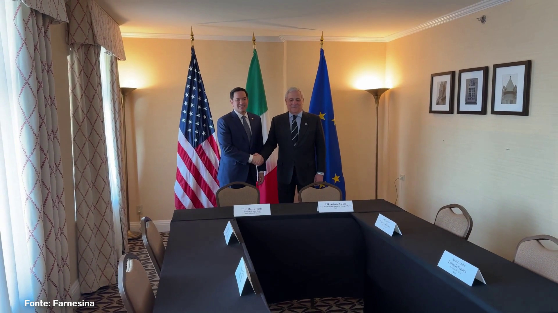 Italia-Usa, incontro Tajani-Rubio a margine G7 in Canada