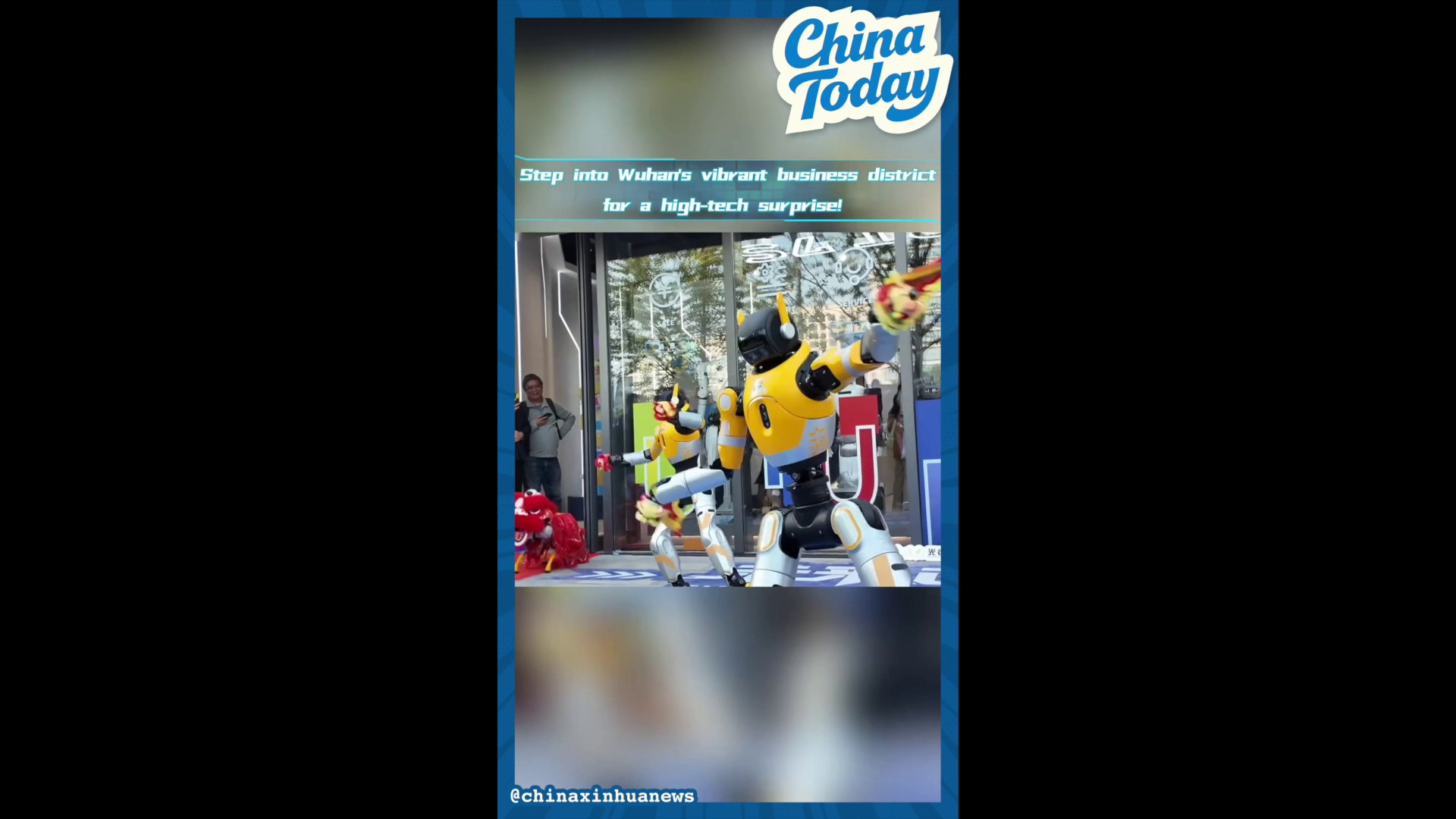 Cina: entra nel vivace distretto commerciale di Wuhan per una sorpresa hi-tech