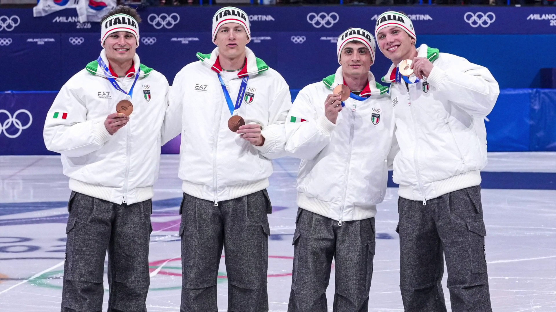Bronzo nella staffetta maschile: Italia ancora sul podio nello short track