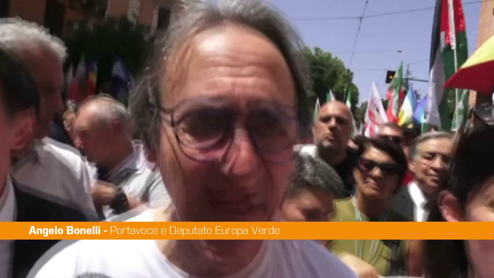 Corteo per Gaza, Bonelli 