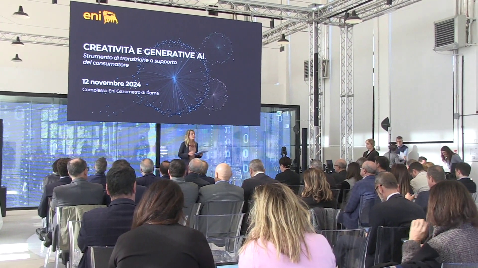 Eni, al Gazometro evento su creatività, IA generativa e consumatori