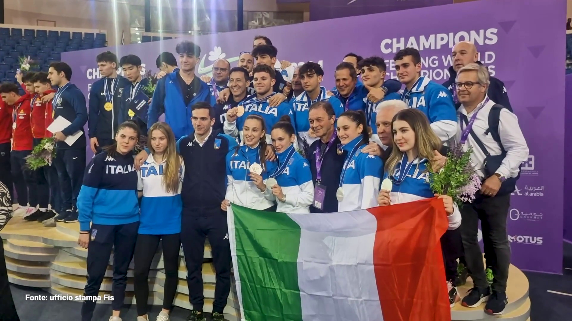 L’Italscherma sbanca ai Mondiali giovanili di Riyadh con 13 medaglie
