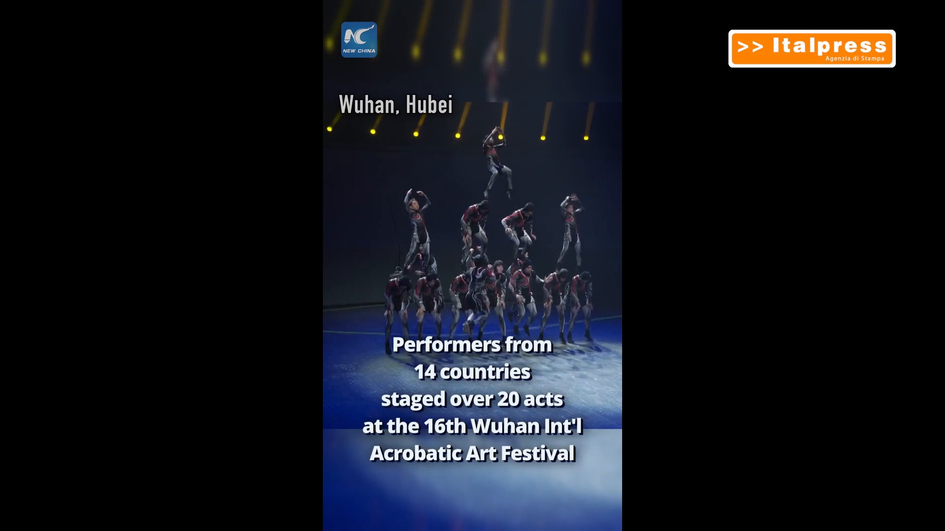 Cina, artisti da 14 Paesi al Festival delle arti acrobatiche di Wuhan