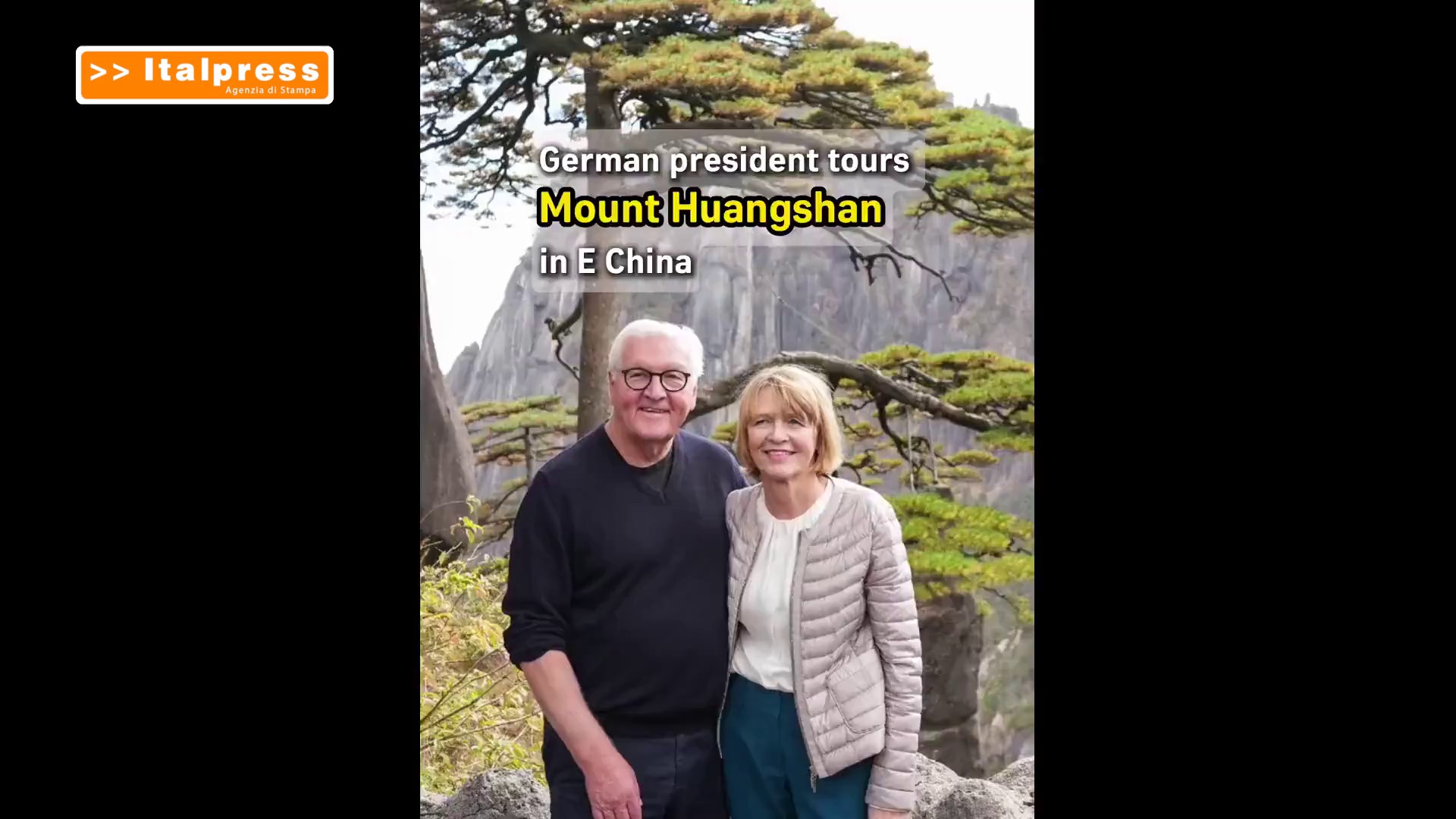 Cina: il presidente tedesco Steinmeier visita il monte Huangshan nell'Anhui