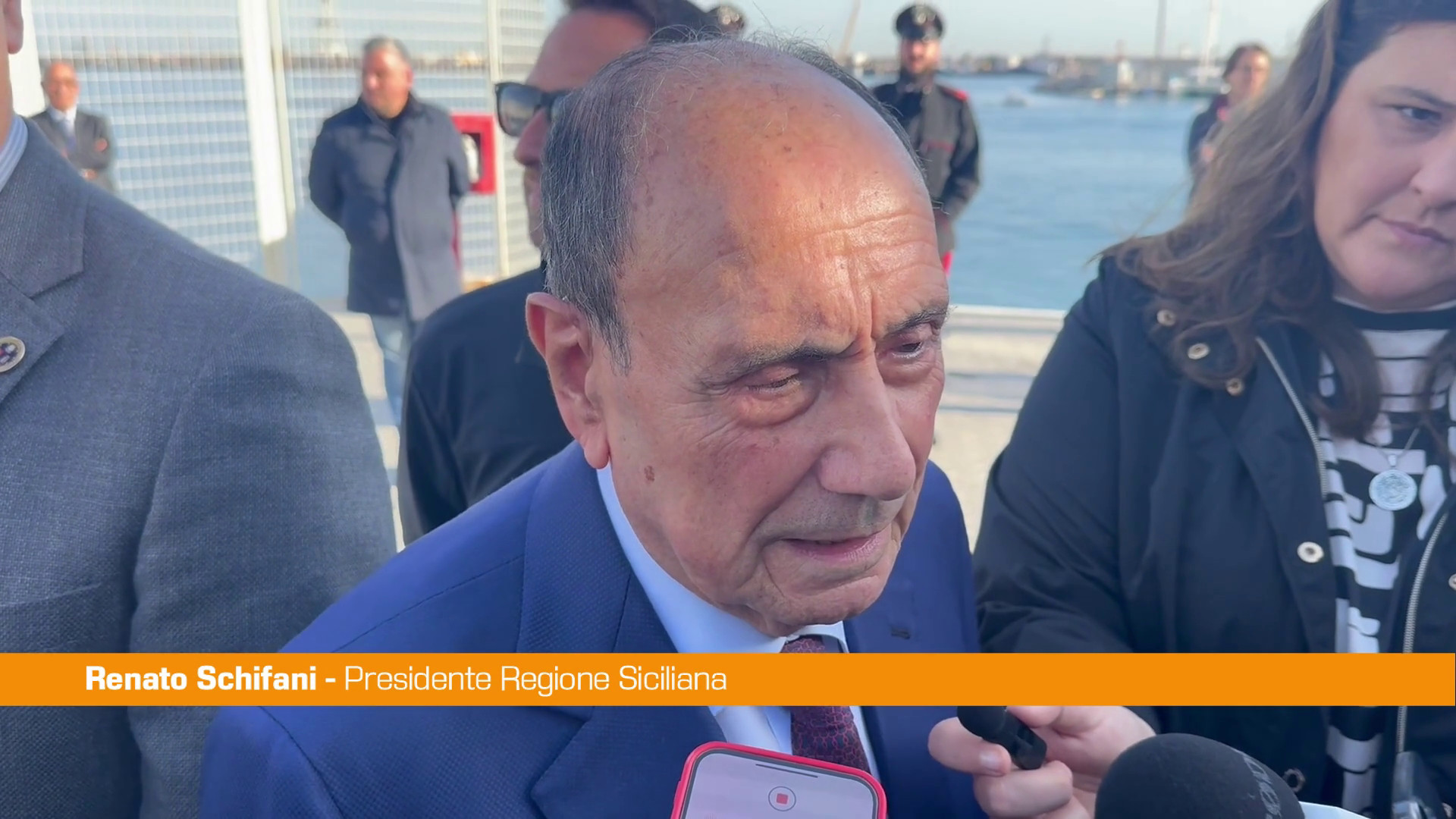 Ponte sullo Stretto, Schifani 