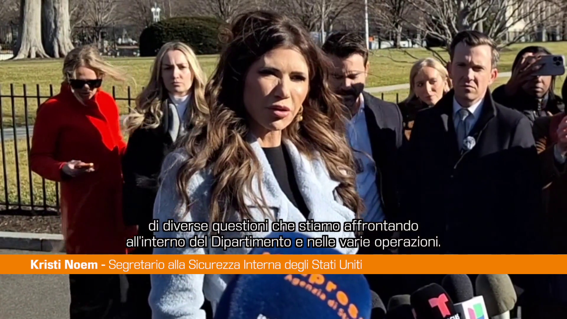 Usa, Noem “In Minnesota possibile uso dell’Insurrection Act