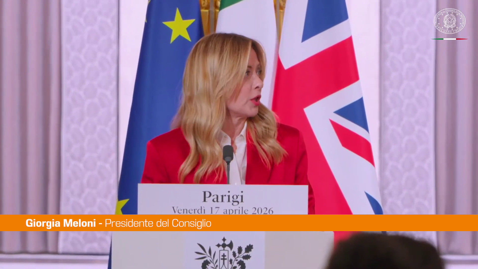 Stretto di Hormuz, Meloni 