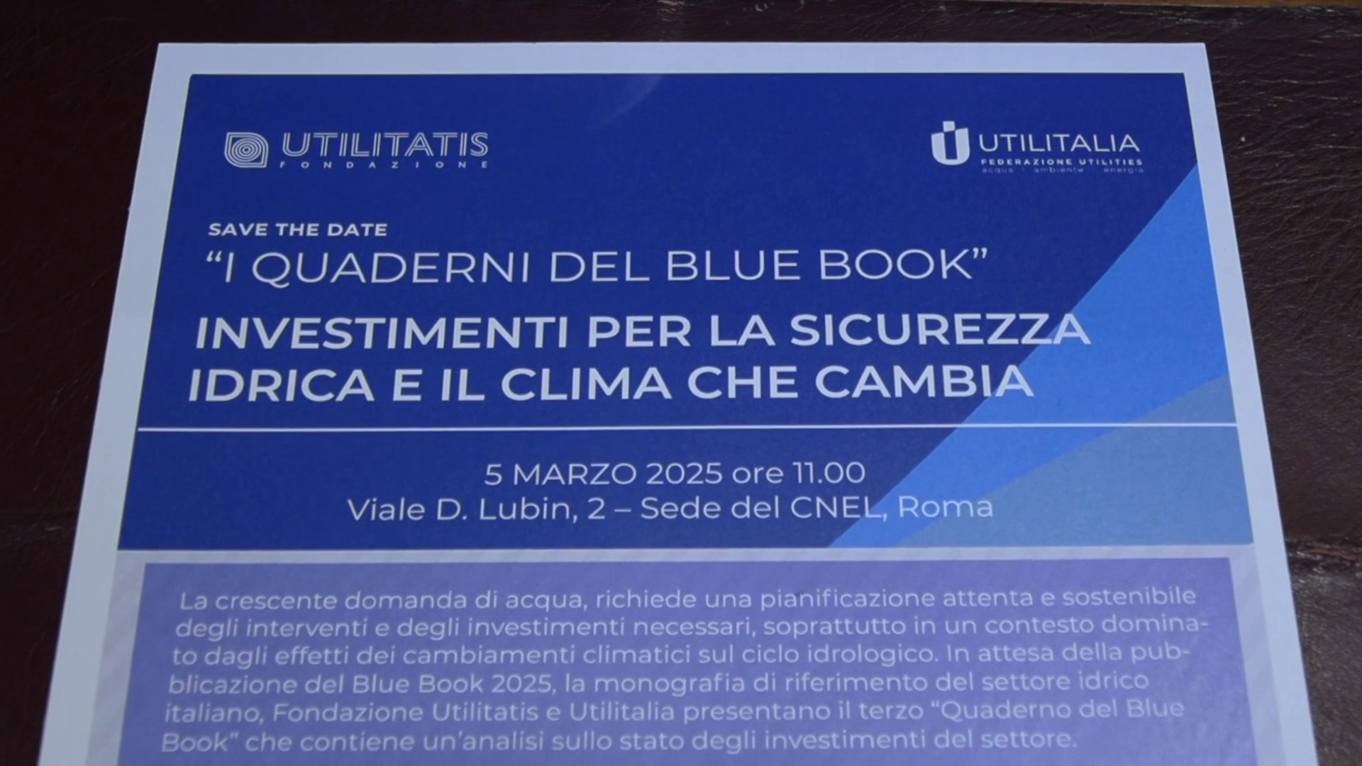 Acqua, investimenti in netta crescita anche grazie al Pnrr