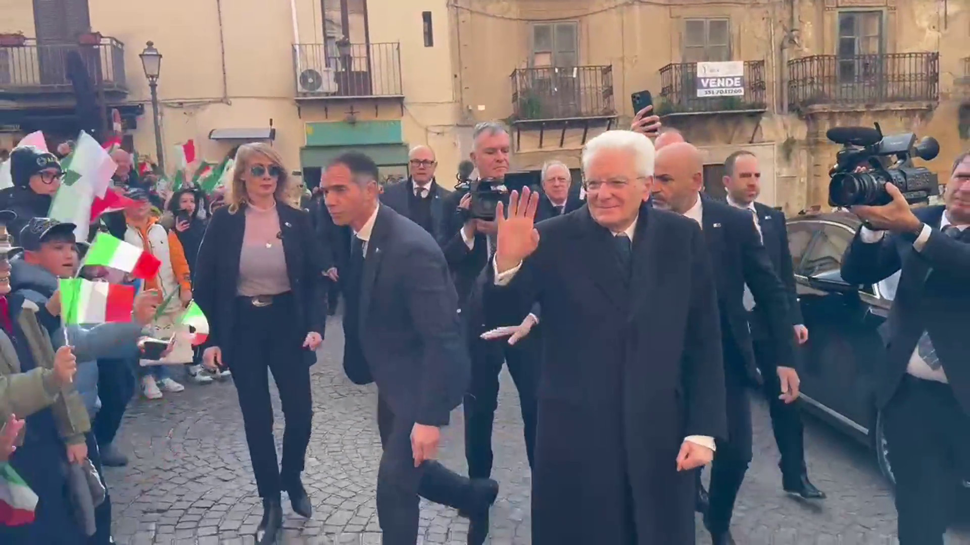 Agrigento Capitale Cultura, Mattarella accolto da alunni in festa