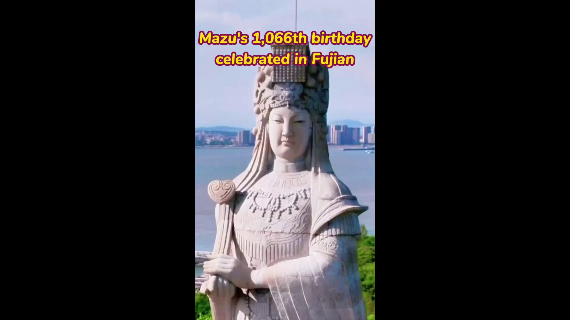 Cina, celebrati nel Fujian i 1.066 anni della dea del mare Mazu