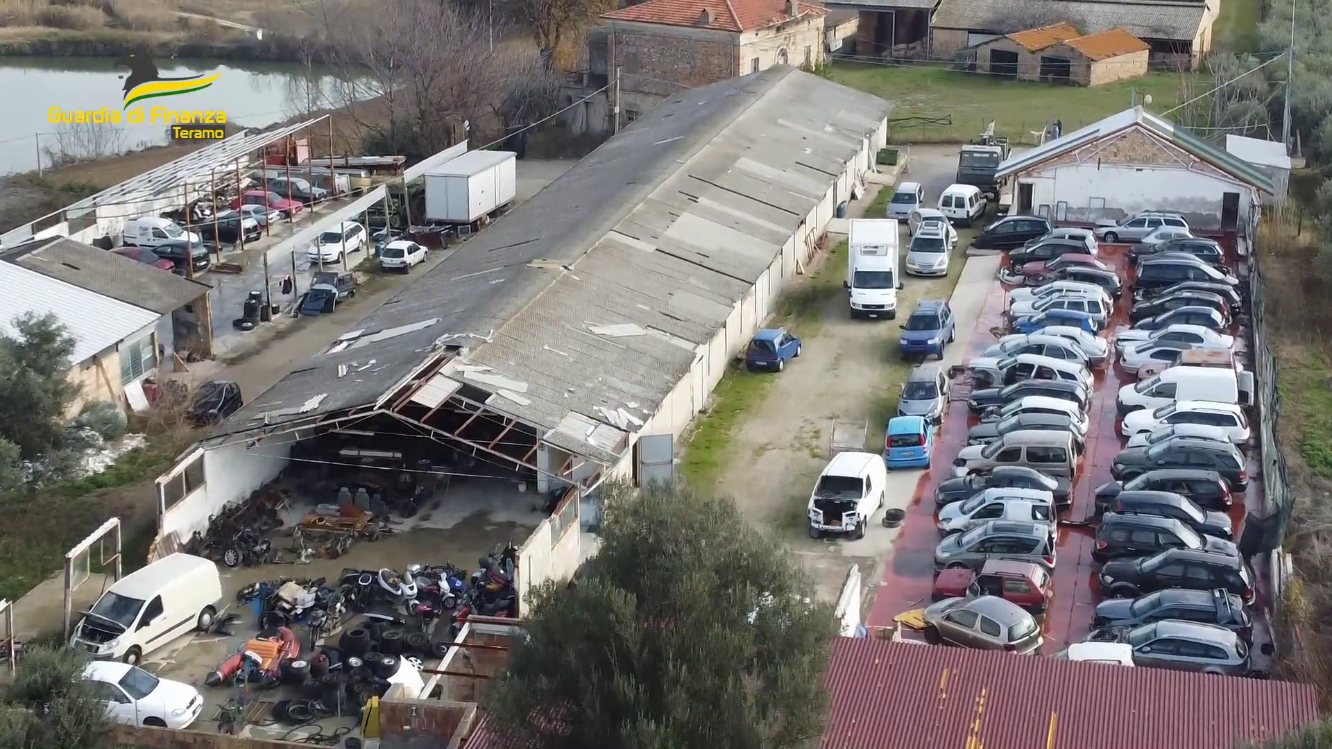 Teramo, sequestrato impianto di demolizione abusivo