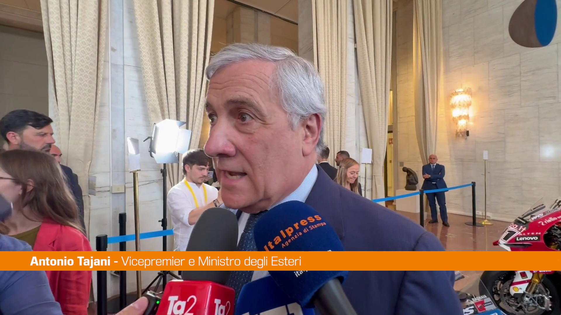 Export, Tajani 
