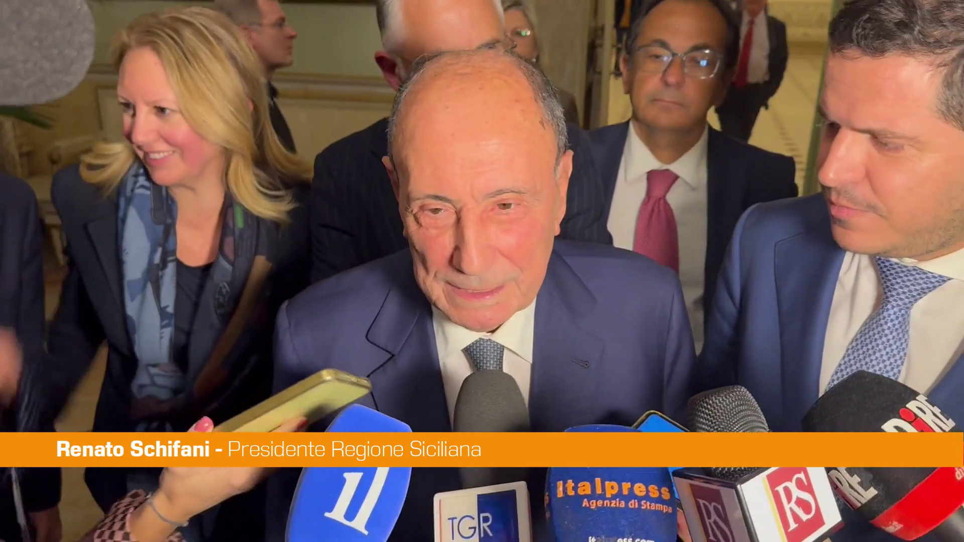 Respinta la mozione di sfiducia, Schifani 