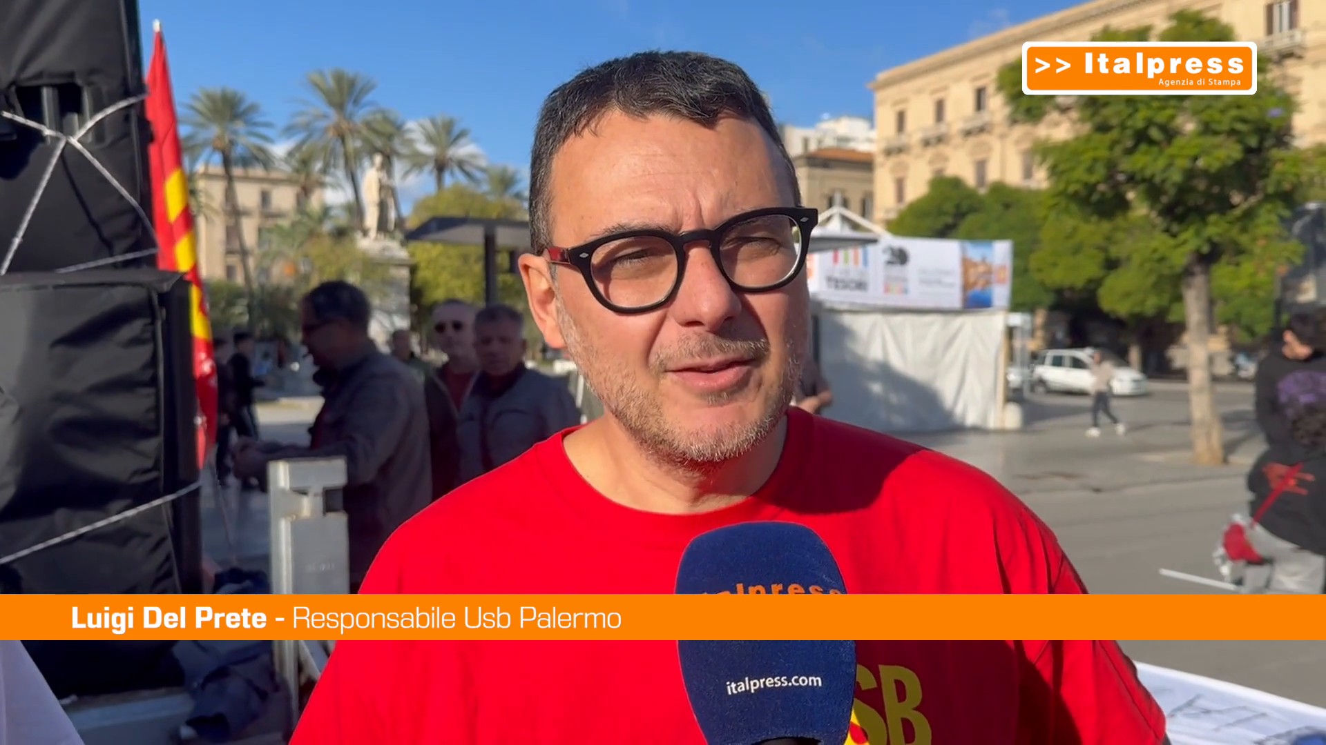 Sciopero generale, Usb Palermo 