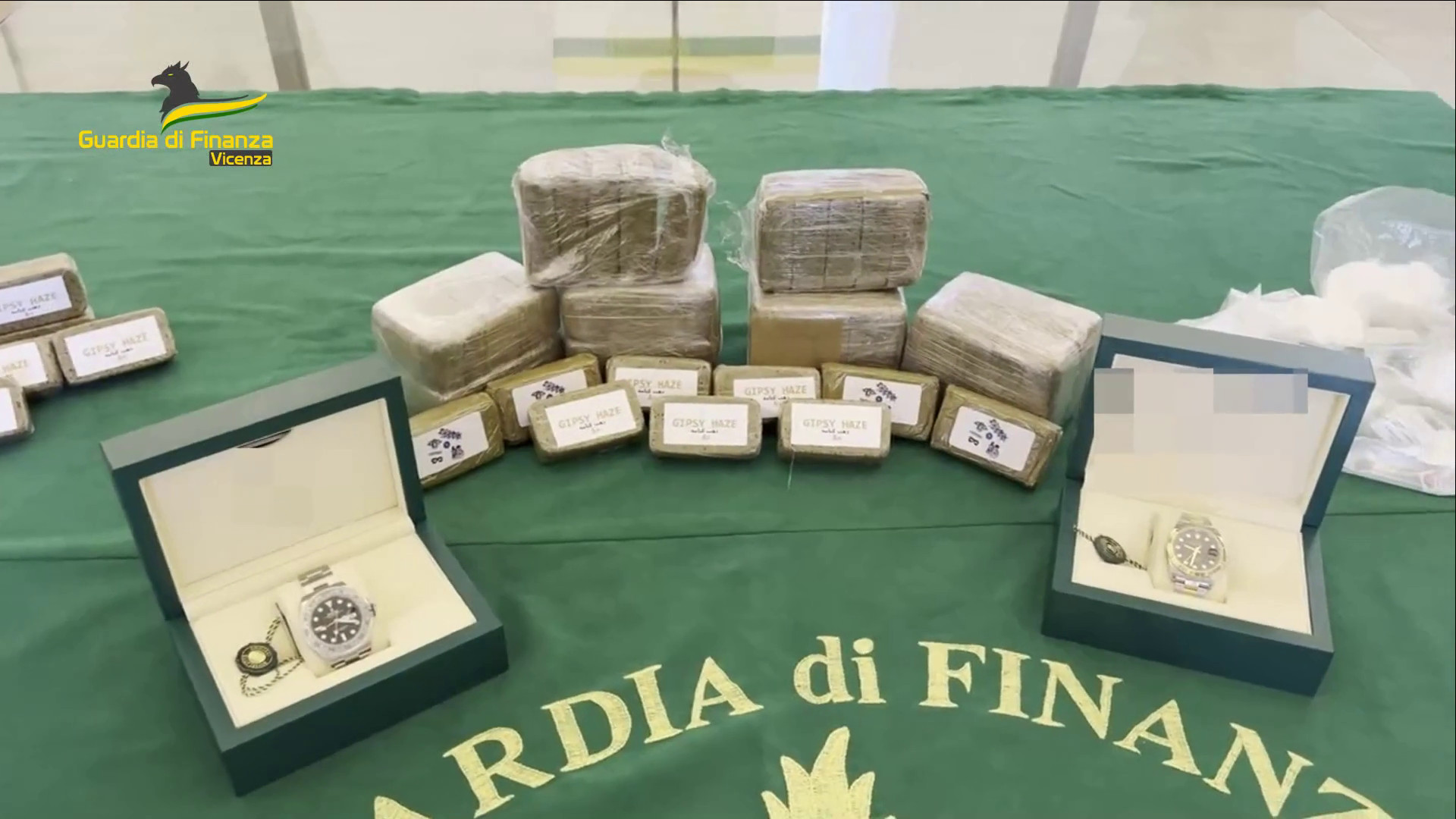 Vicenza, operazione antidroga. Sequestrati 8 kg sostanze stupefacenti