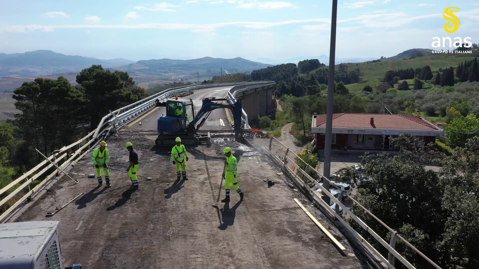 Lavori di risanamento del viadotto “Euno” sull’autostrada A19 a Enna