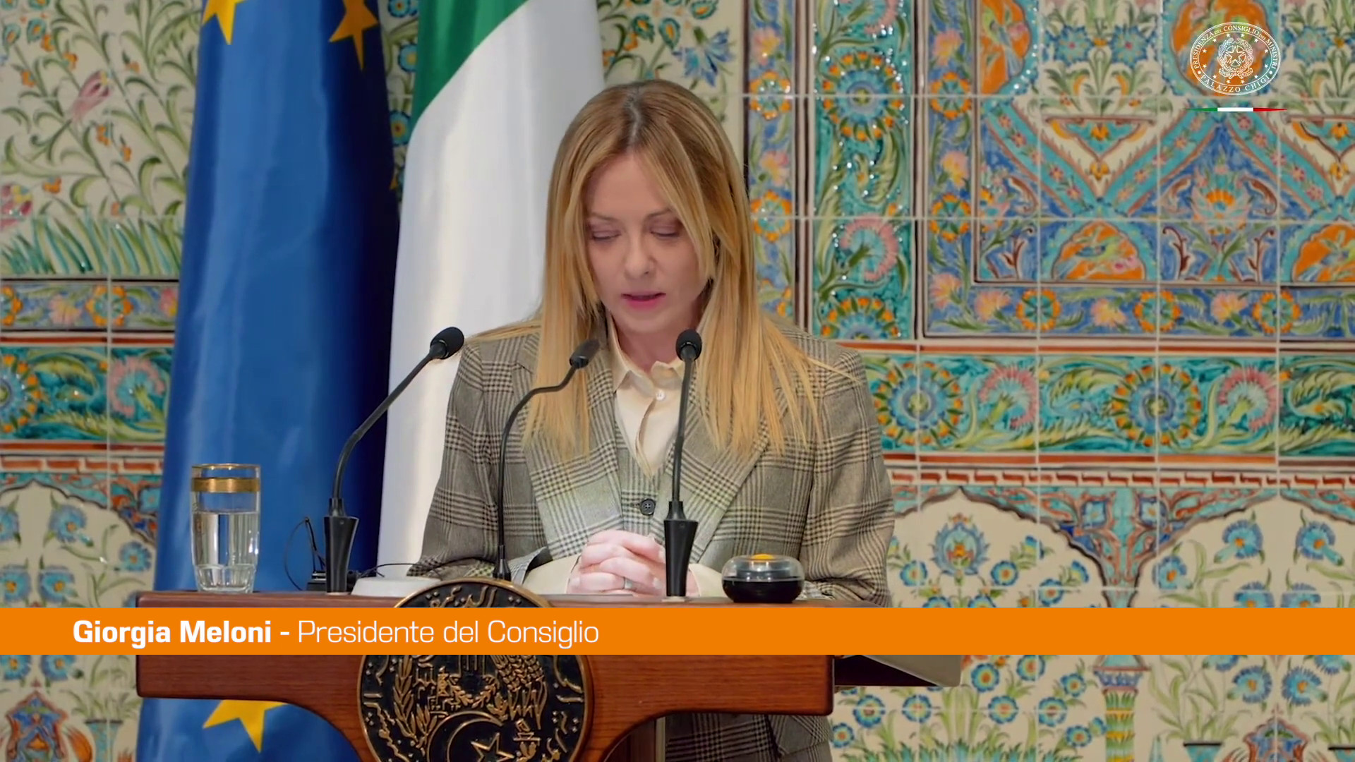 Italia-Algeria, Meloni 