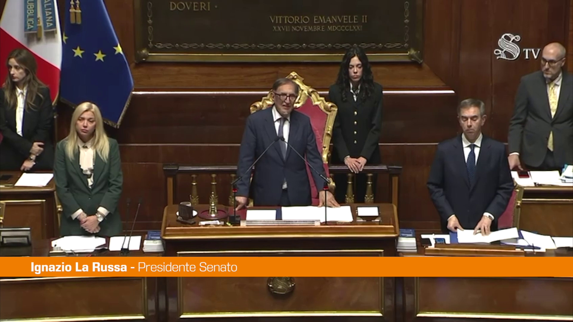 Bossi, La Russa lo ricorda in Aula 