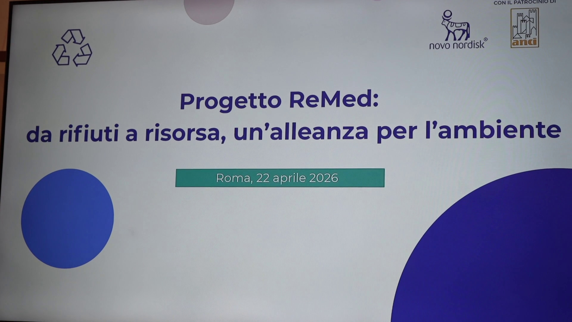 Rifiuti sanitari, il progetto 
