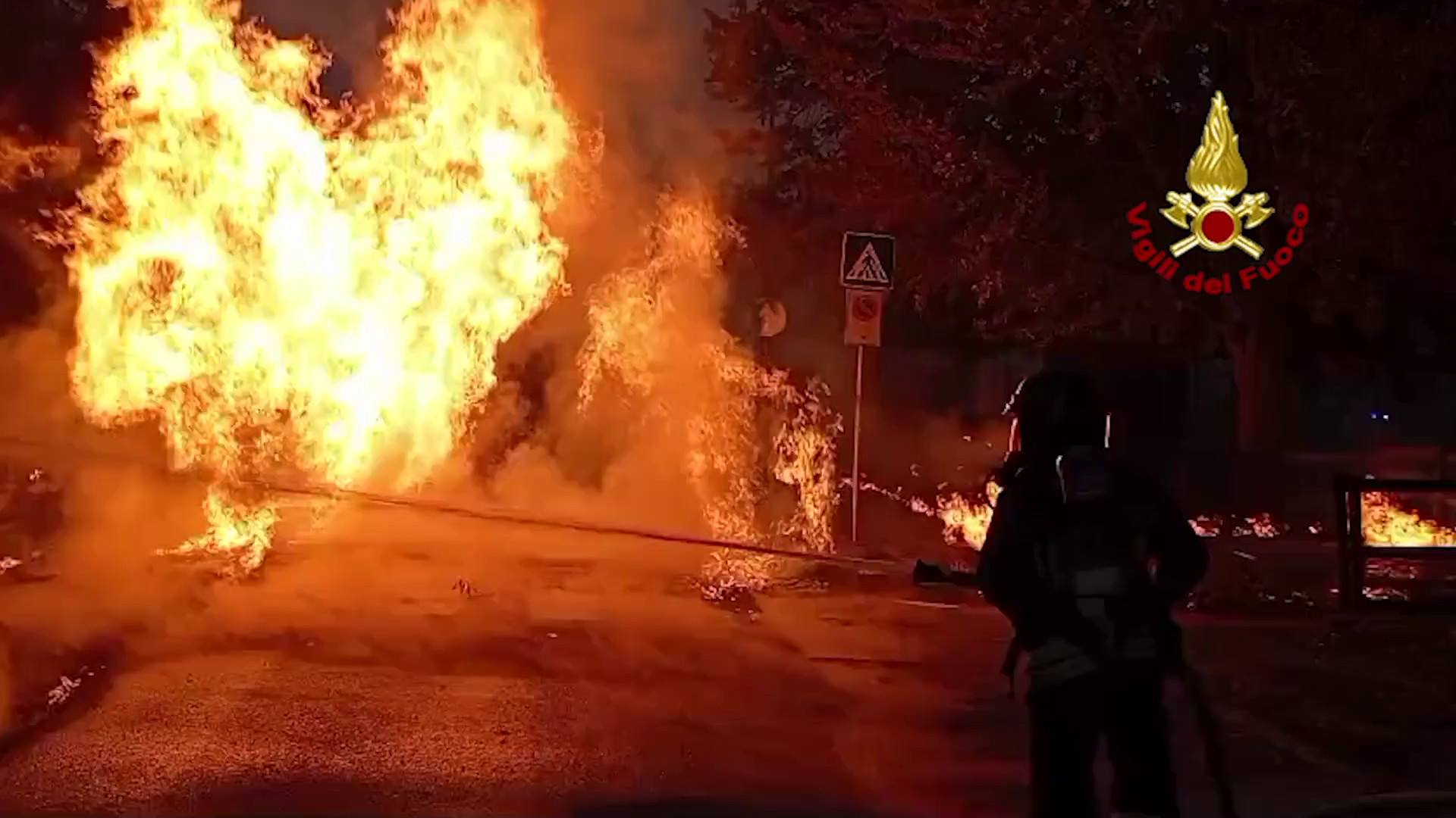 Esplosione in villetta nel vicentino, in azione 30 Vigili del Fuoco