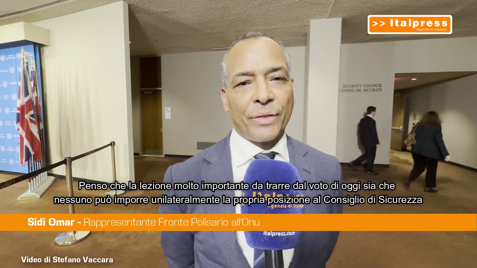 Sahara Occidentale, Omar all'Onu 