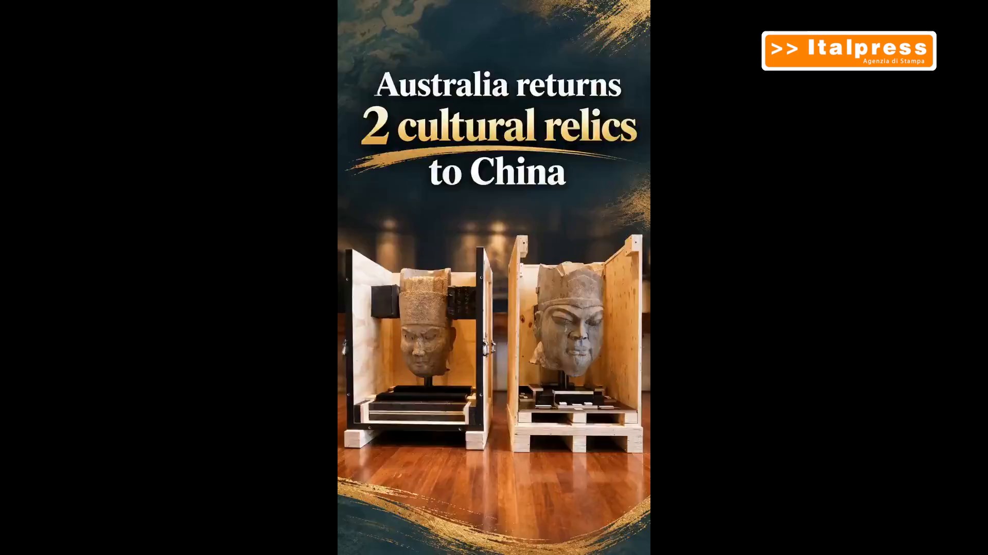 L'Australia restituisce due reperti culturali alla Cina