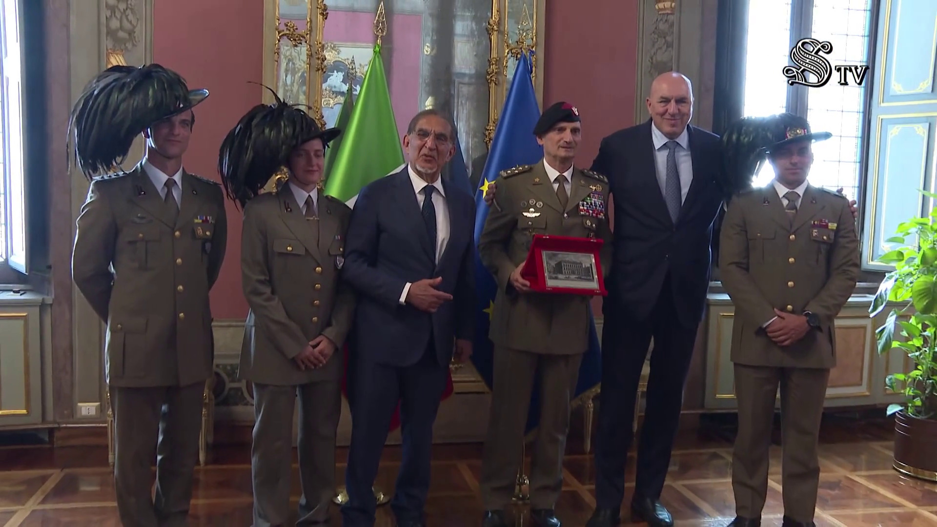 La Russa riceve i Bersaglieri 