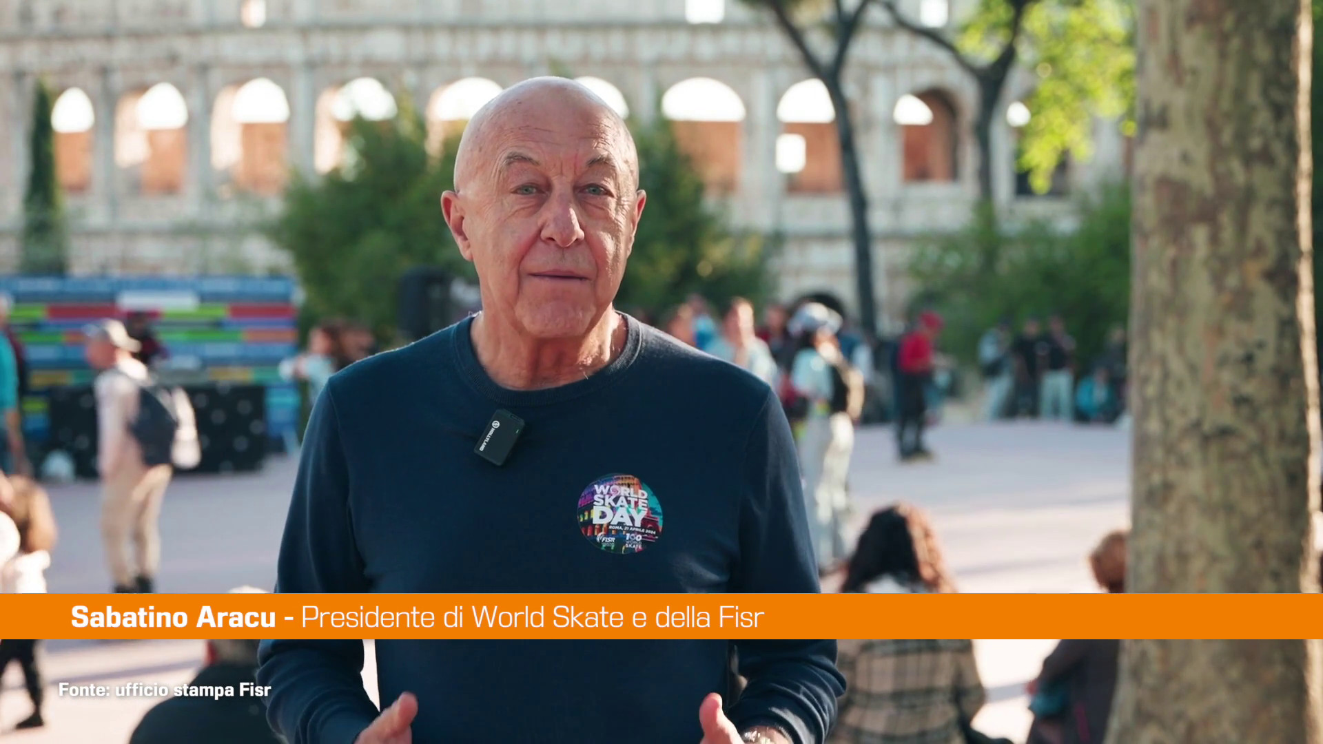 World Skate Day Roma, Aracu “Lo sport giovane per eccellenza”