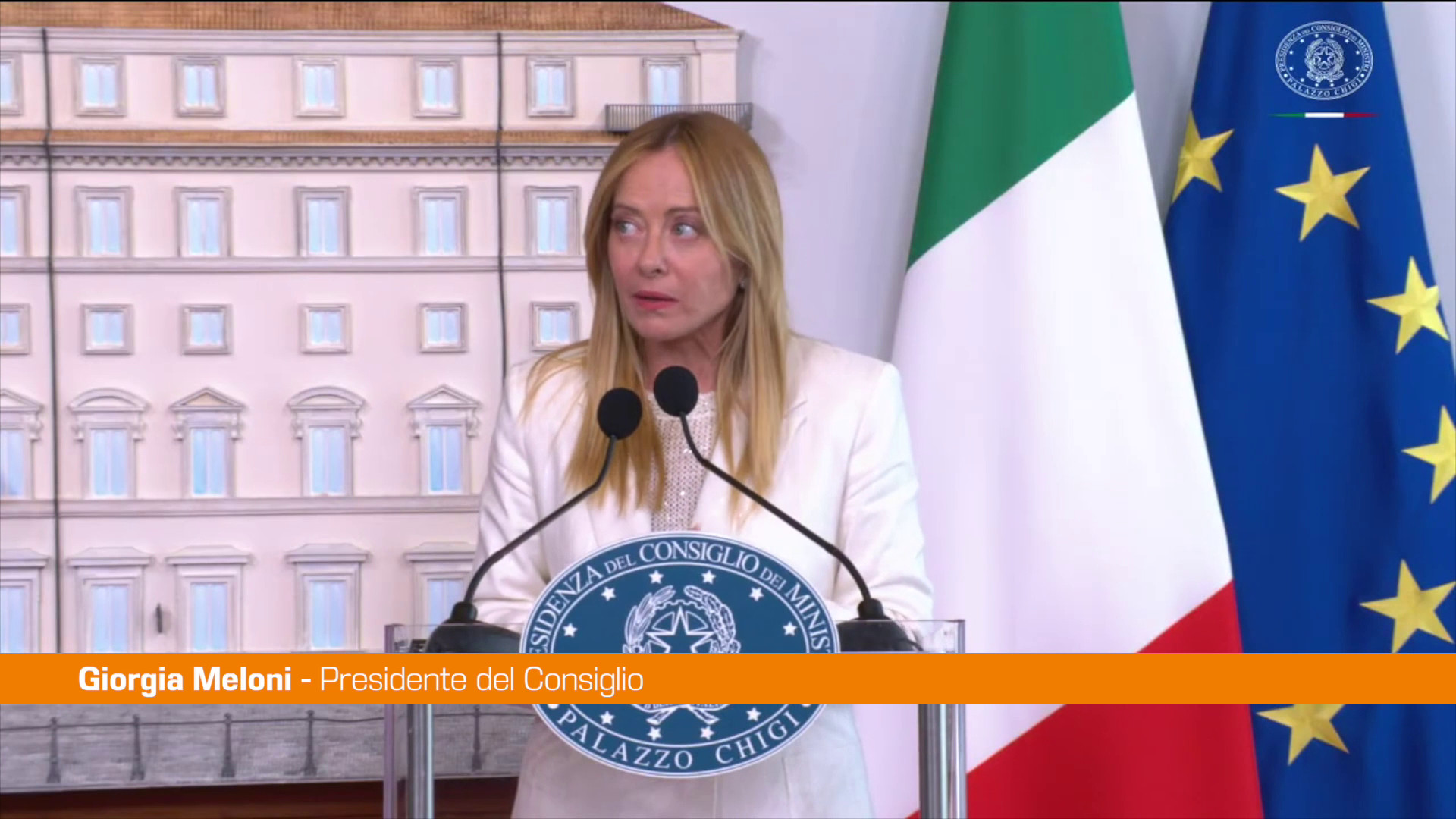 Italia-Portogallo, Meloni 