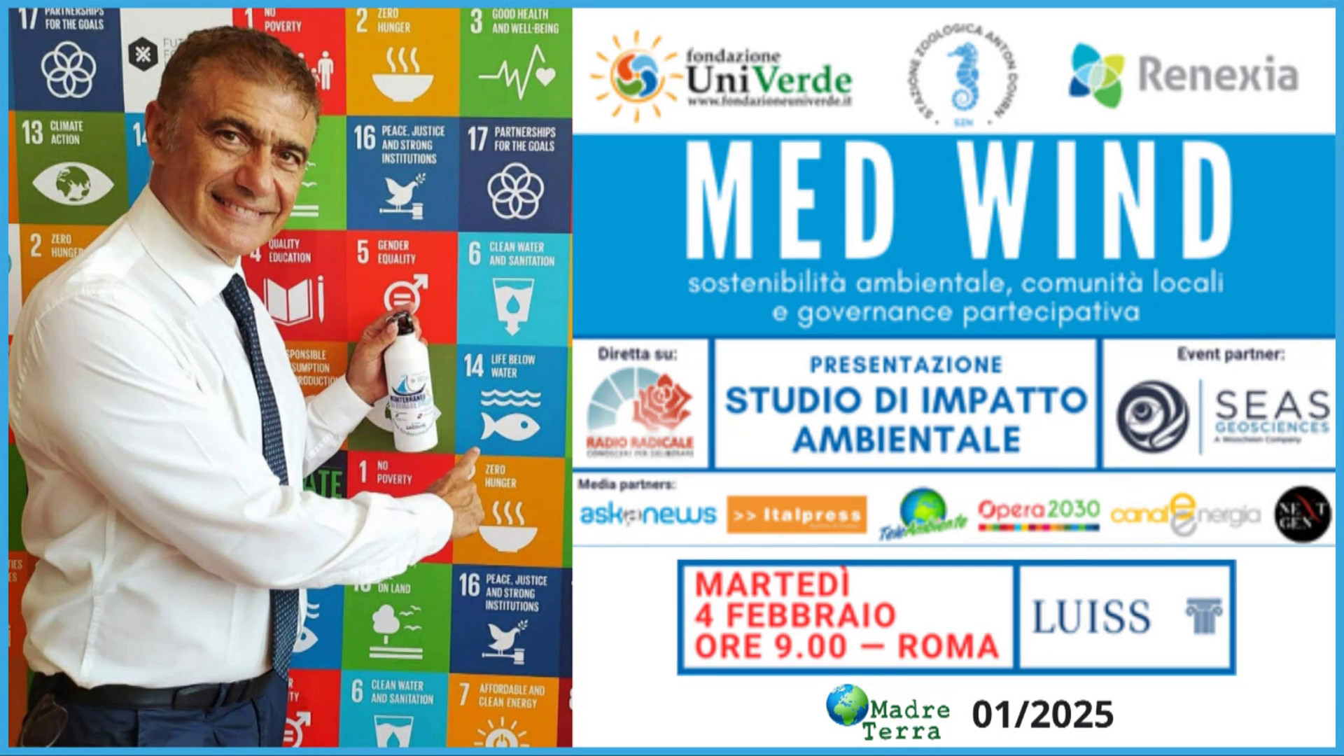 Madre Terra - Med Wind: presentazione Studio di Impatto Ambientale