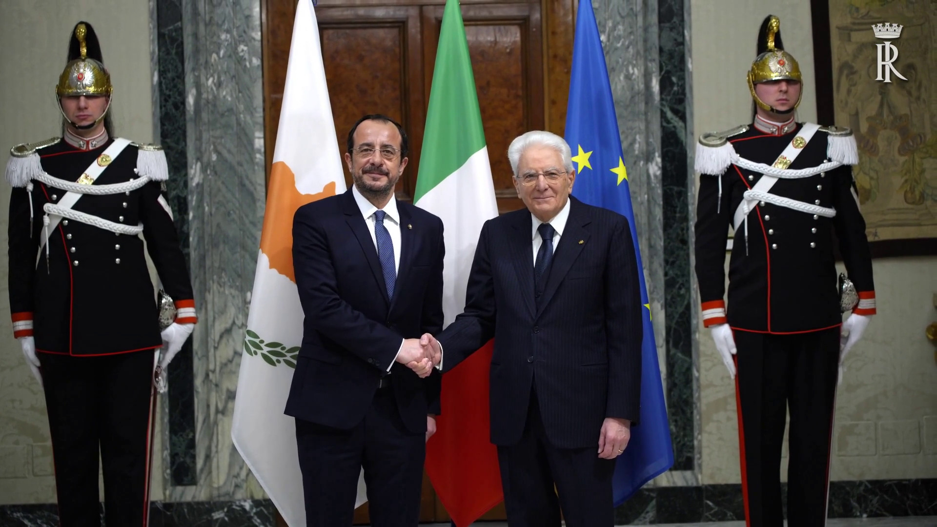 Mattarella riceve il presidente di Cipro, 