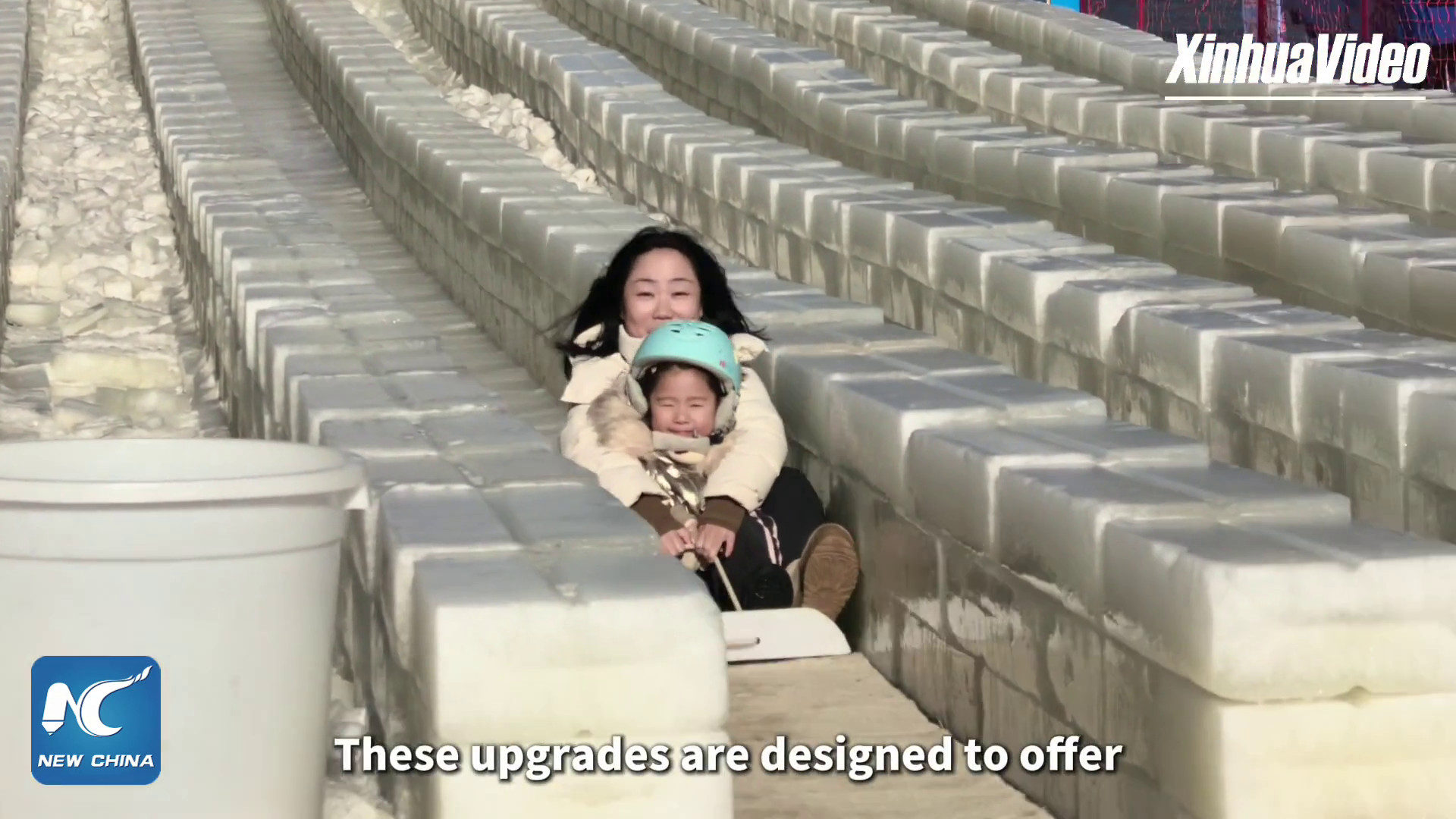 Il parco Taoranting di Pechino si trasforma in paese delle meraviglie invernali