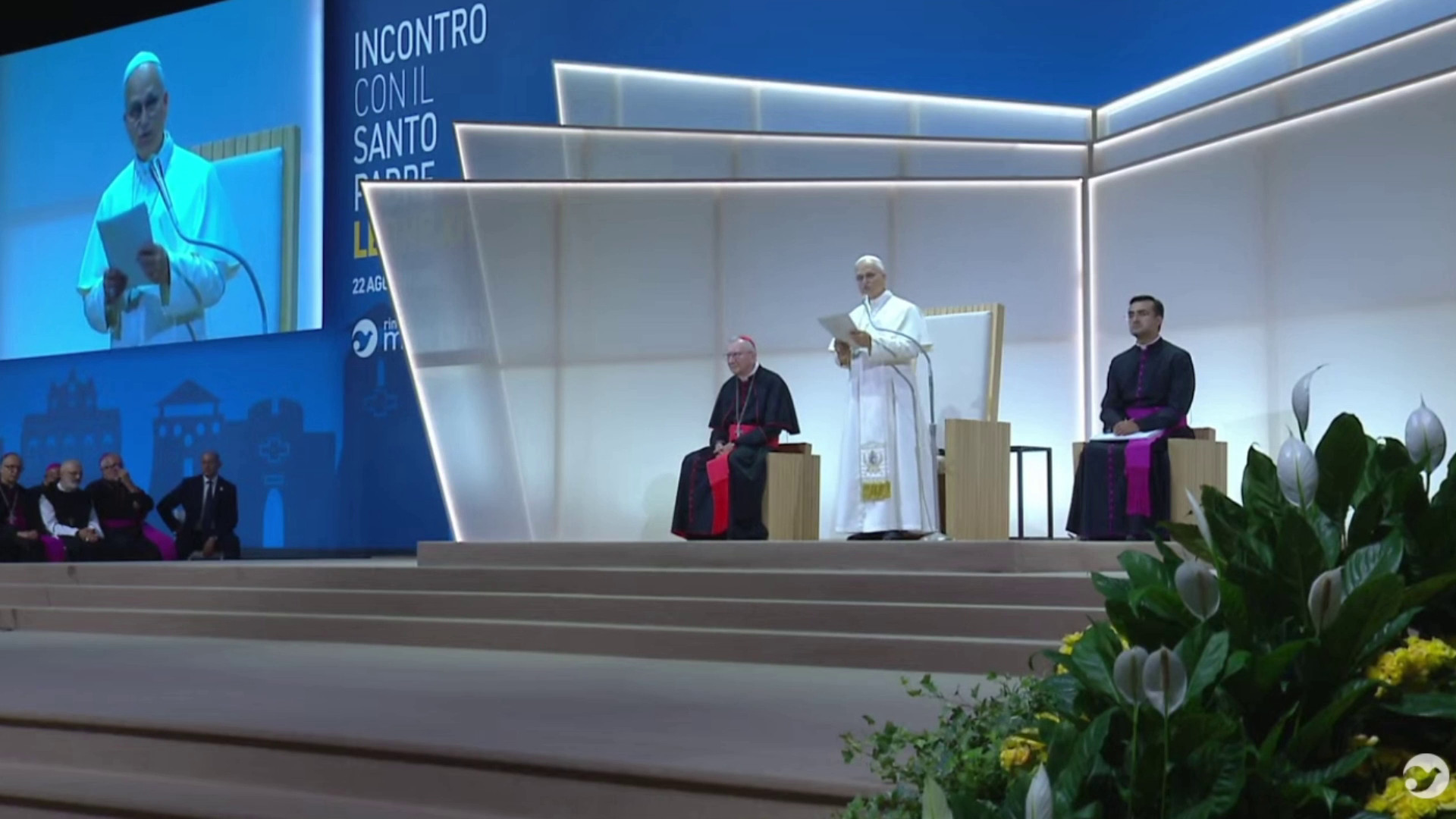 Papa al Meeting 