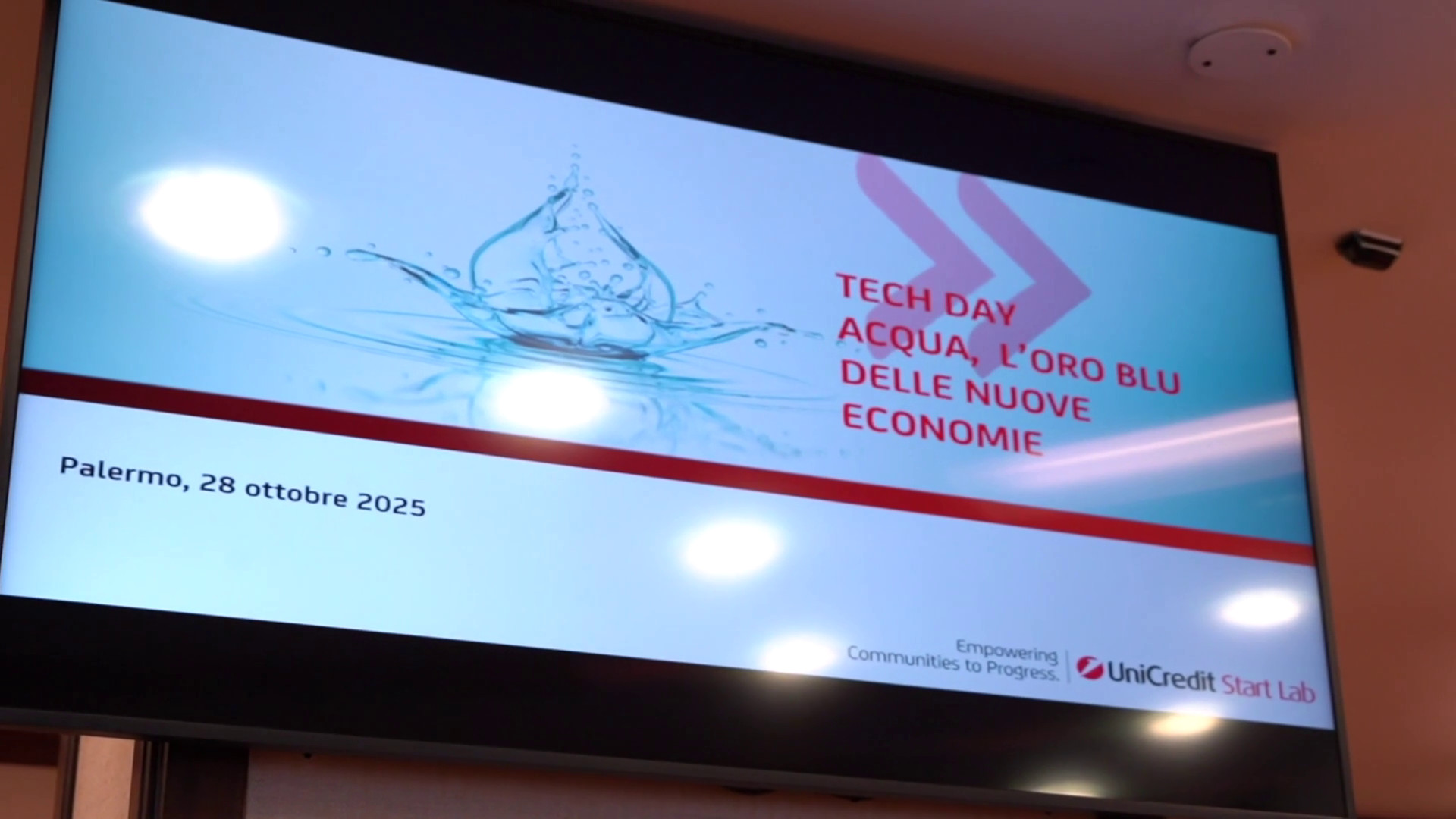 UniCredit, innovazione e gestione sostenibile dell'acqua al centro del Tech Day