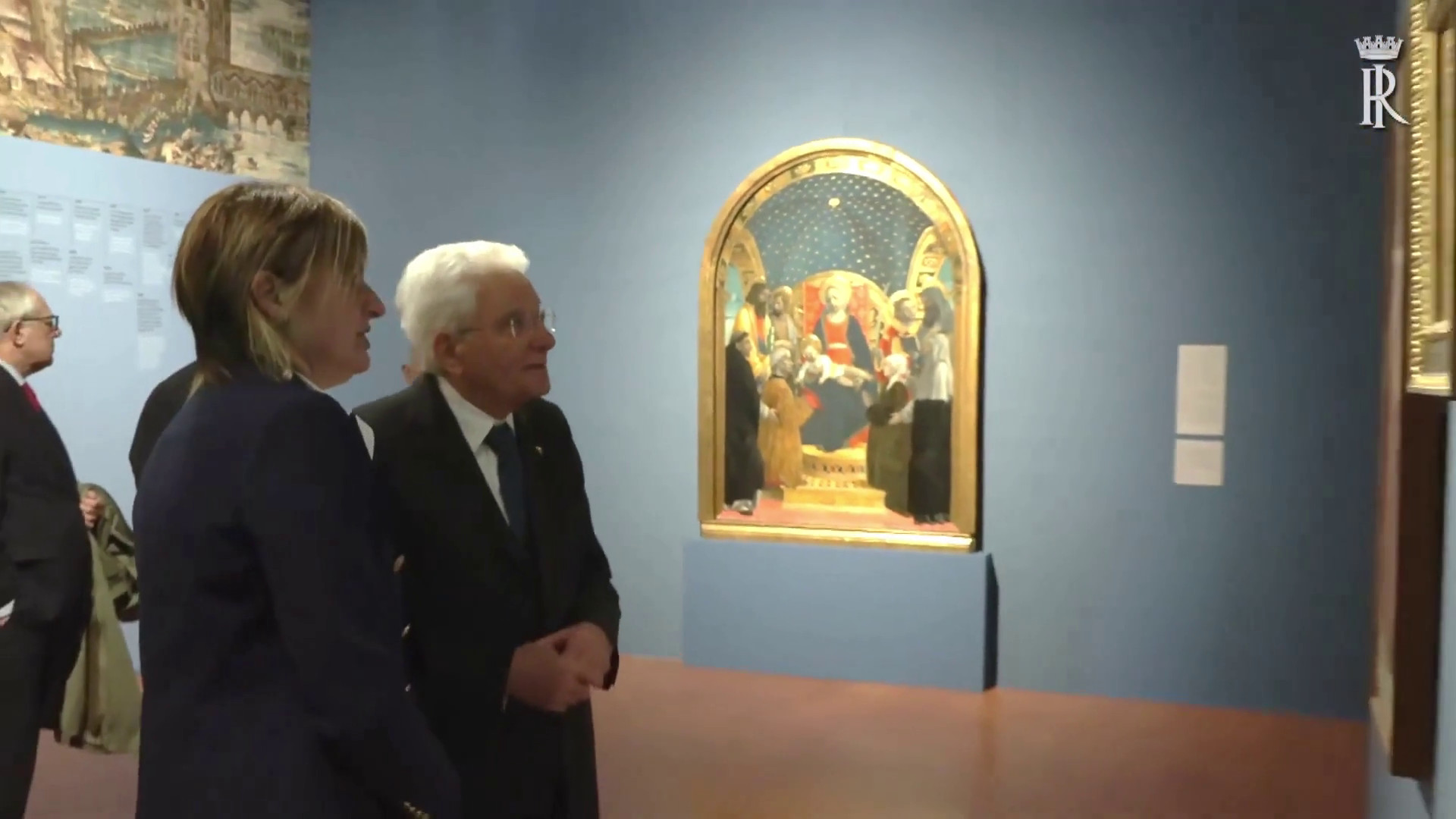 Mattarella visita la mostra 