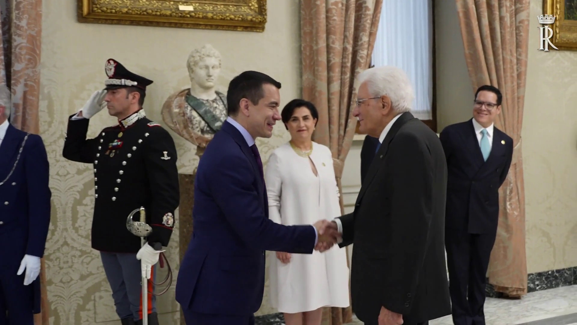 Mattarella riceve il presidente dell'Ecuador