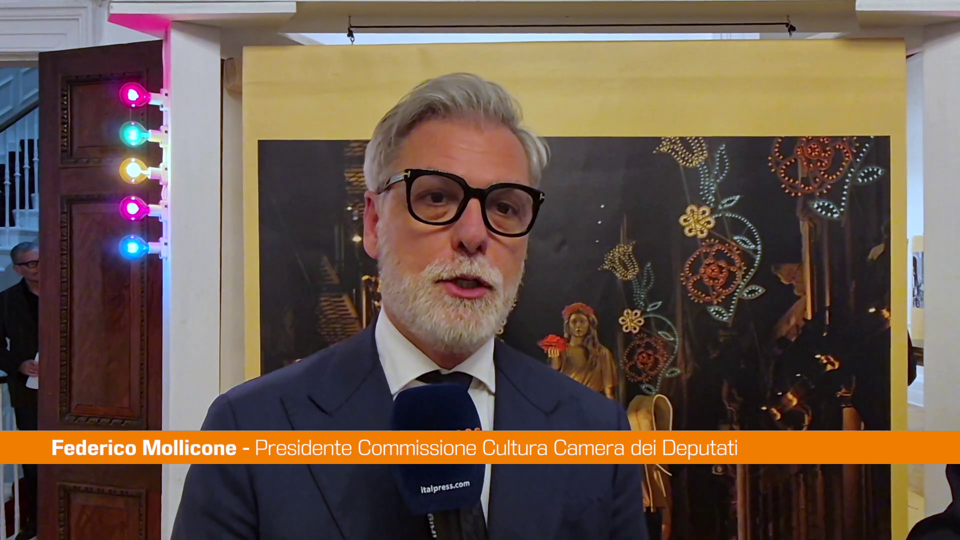 A Londra mostra Santa Rosalia, Mollicone 