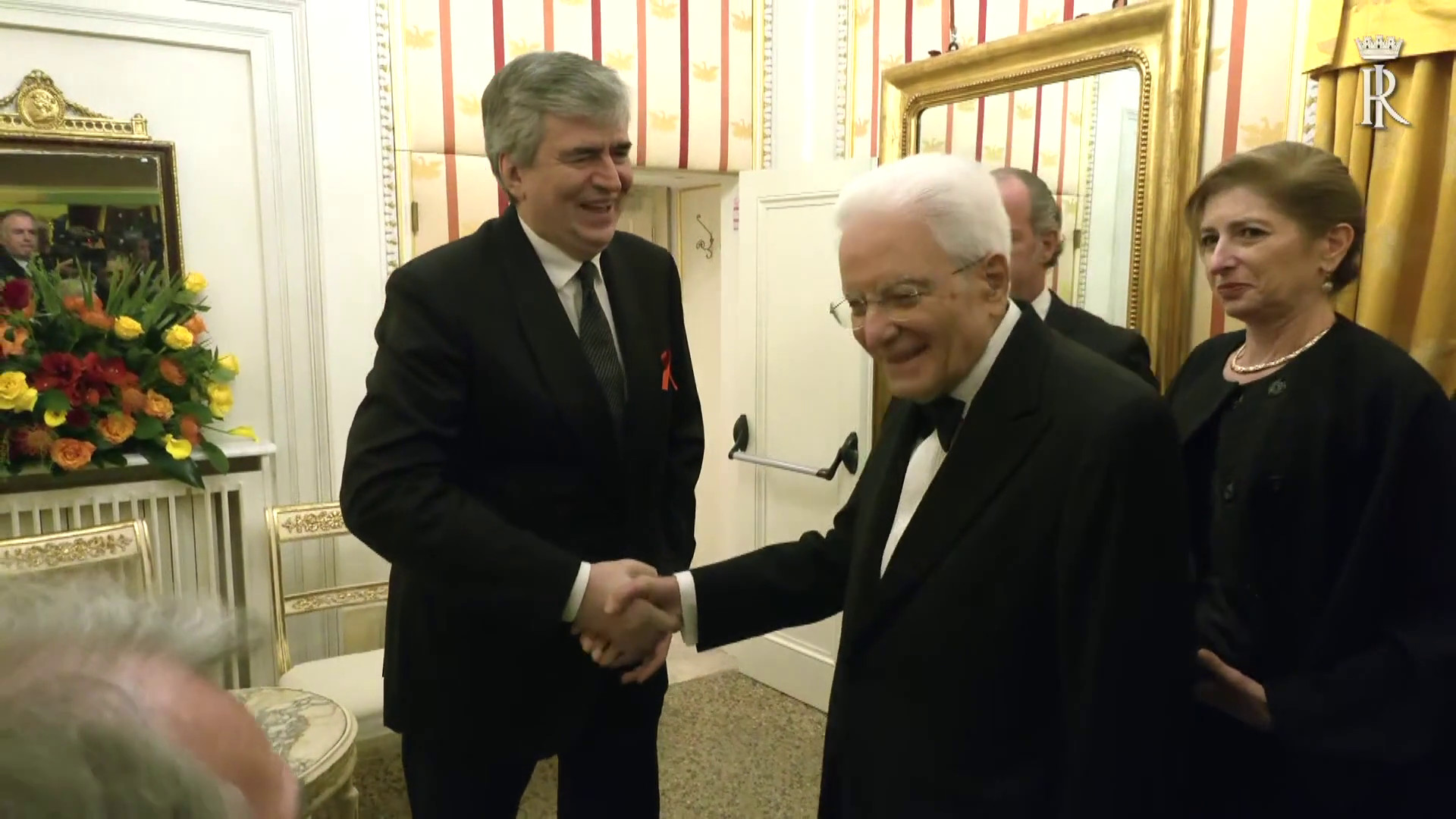 L'arrivo del presidente Mattarella al teatro La Fenice