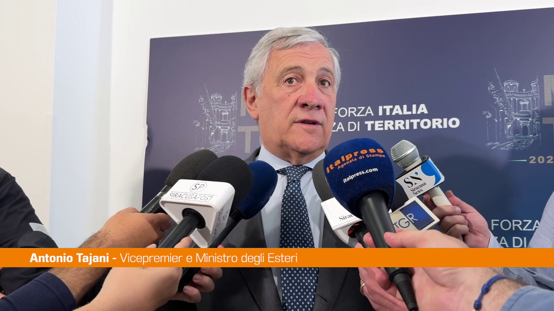 Gaza, Tajani 