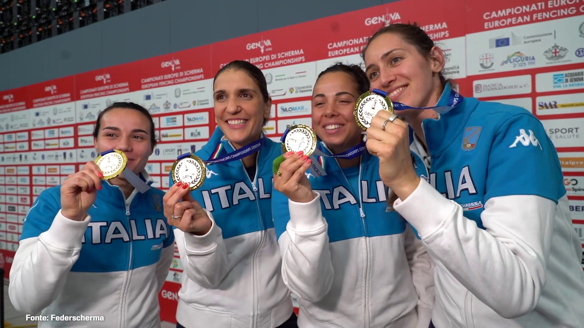 Fiorettiste d'oro agli Europei 