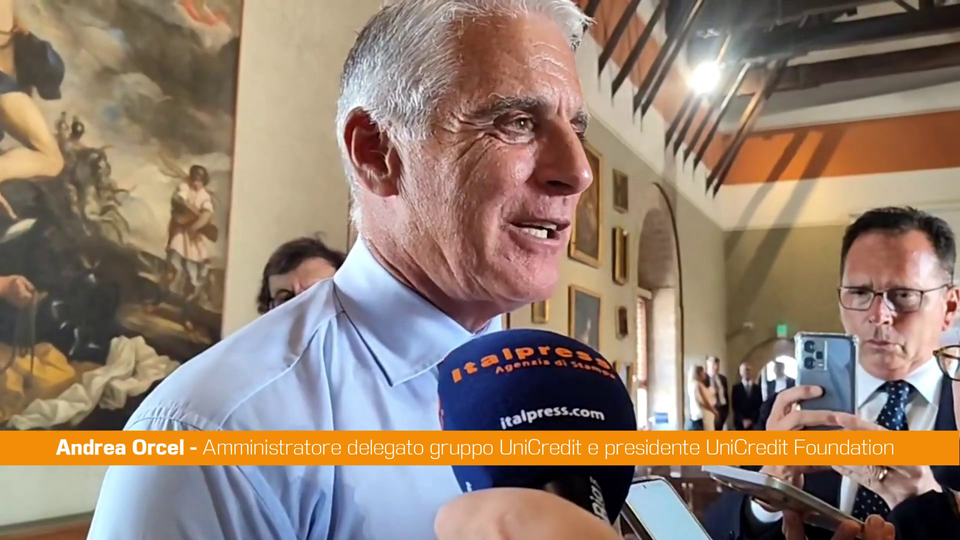 Orcel riceve laurea honoris causa all'UniPa 