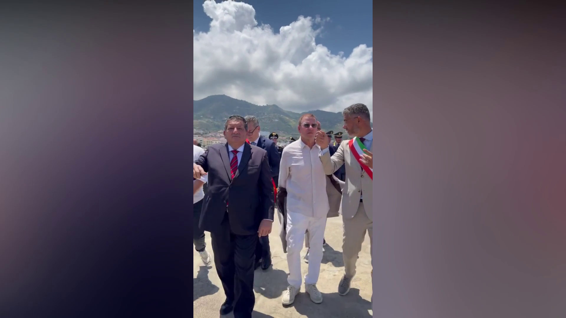 L'ambasciatore Usa Tilman Fertitta visita Cefalù, le immagini